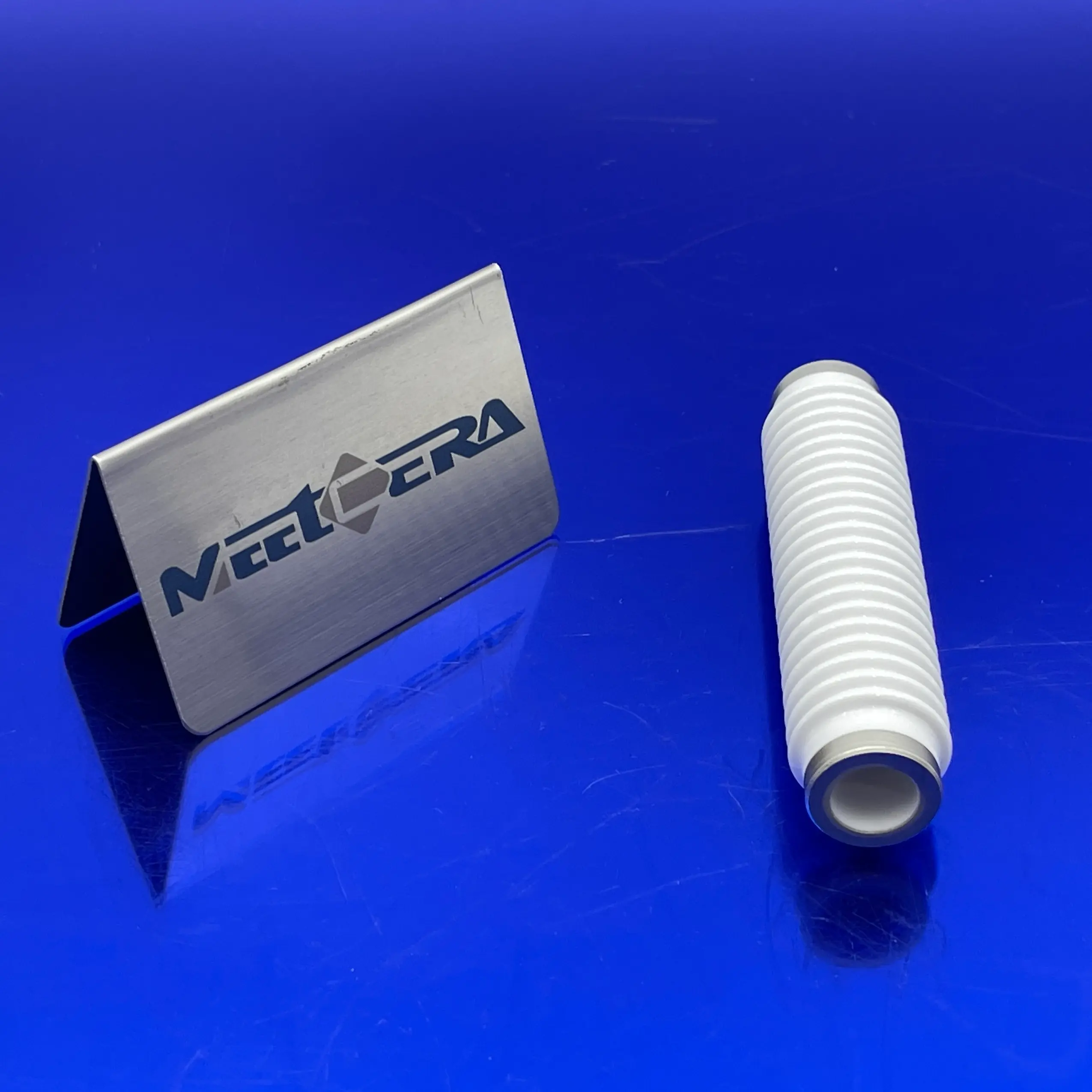 Metallized corrugated ceramic tube3