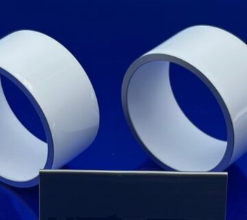 Metallized ceramic ring