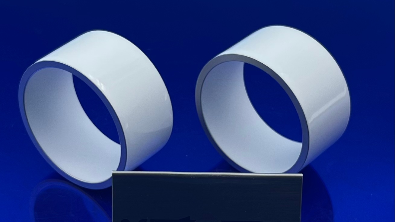 Metallized ceramic ring